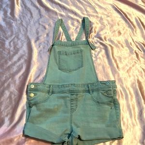 Light blue overalls